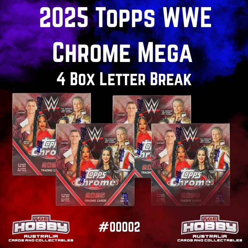 2025 Topps Chrome WWE Mega 4 Box Break – Break #00002