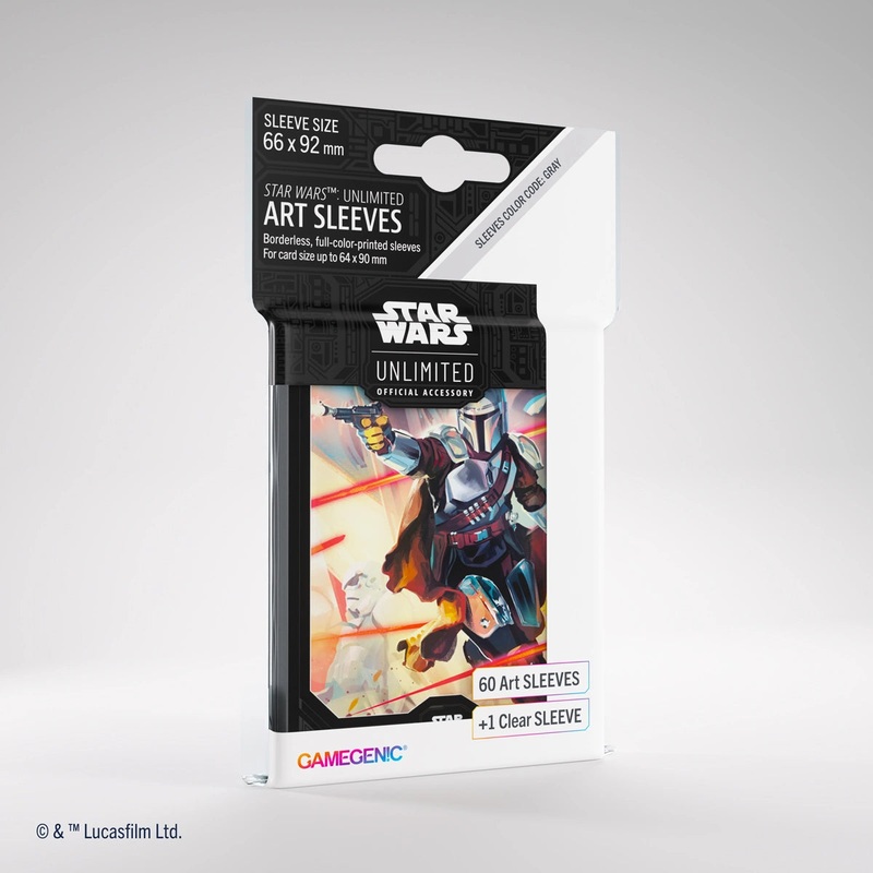 Gamegenic Star Wars Unlimited Art Sleeves – Mandalorian