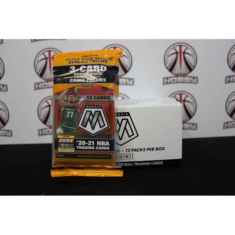 2020-2021 PANINI MOSAIC BASKETBALL CELLO PACK