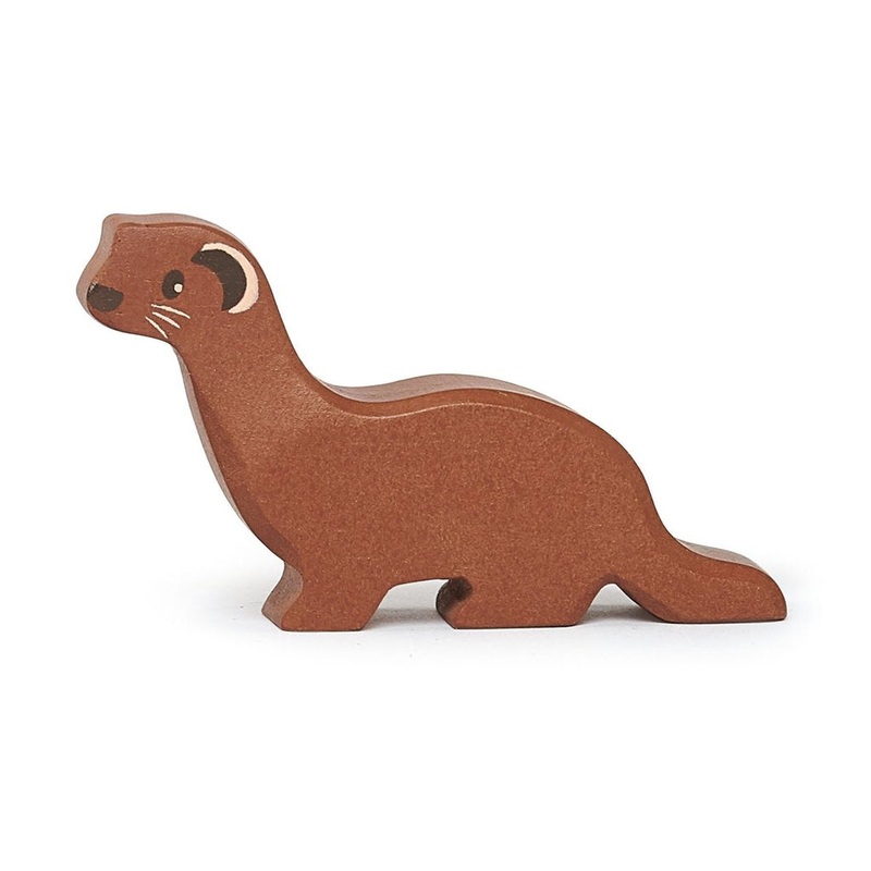 Wooden Woodland Animal – Weasel