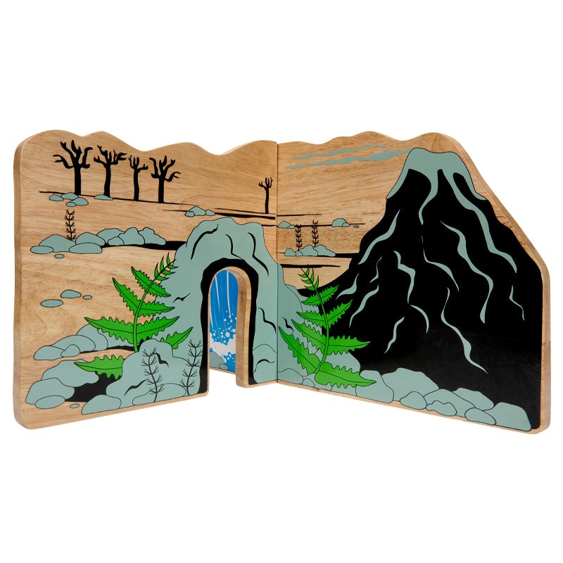 Wooden Jurassic Toy Play Scene by Lanka Kade