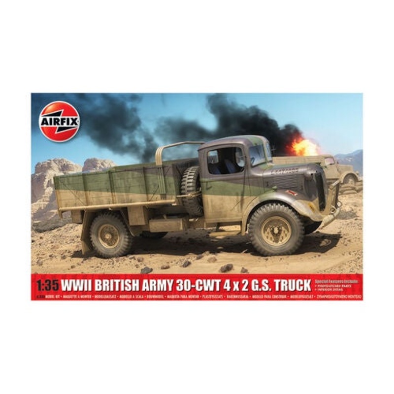 Airfix 1:35 WWII British Army 30-CWT 4×2 G.S. Truck