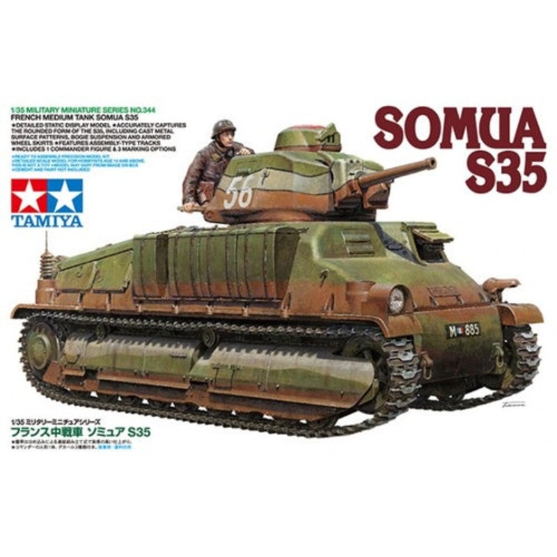 Tamiya 1:35 Somua S35 French Medium Tank
