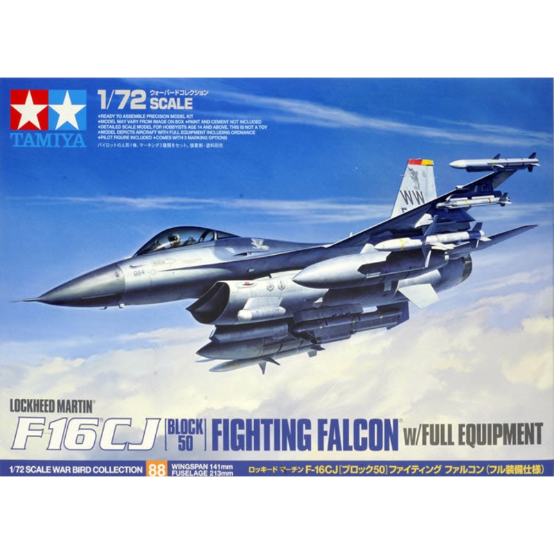 Tamiya 1:72 F-16CJ Fighting Falcon Block