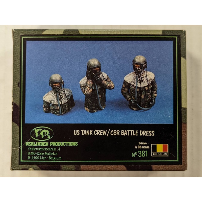 VP 1:35 US Tank Crew/CBRN Battle Dress Resin Set