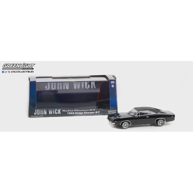 GL 1:43 1968 Dodge Charger R/T John Wick
