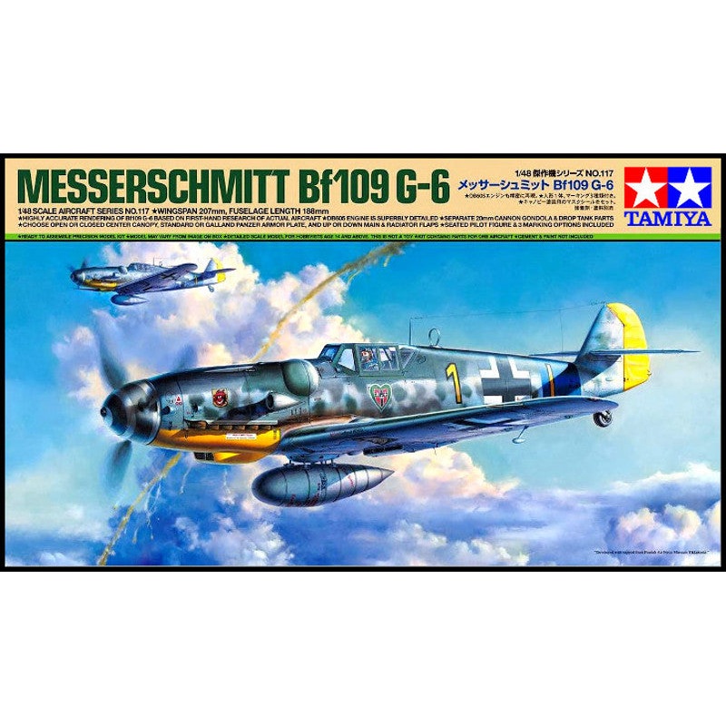 Tamiya 1:48 Messerschmitt BF109 G-6