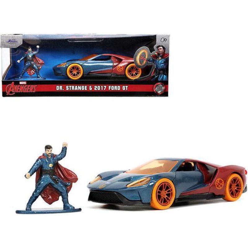Jada 1:32 2017 Ford GT and Doctor Strange Diecast Figurine “Avengers”