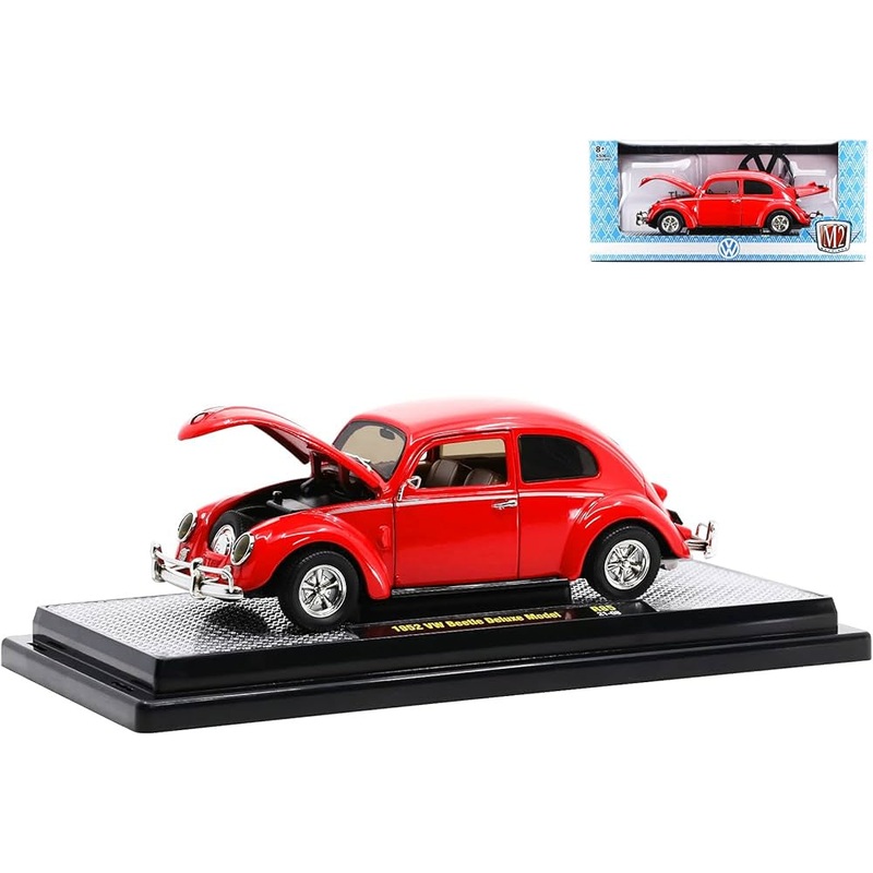 M2 1:24 1952 VW Beetle Bright Red