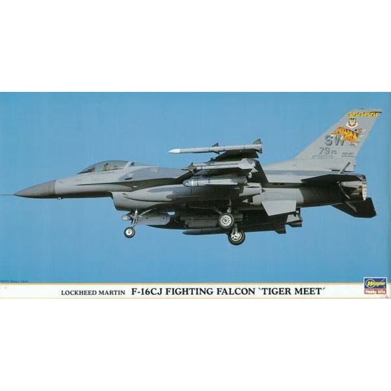 *Aged Decals* Hasegawa 1:48 F-16CJ Fighting Falcon ‘Tiger Meet’