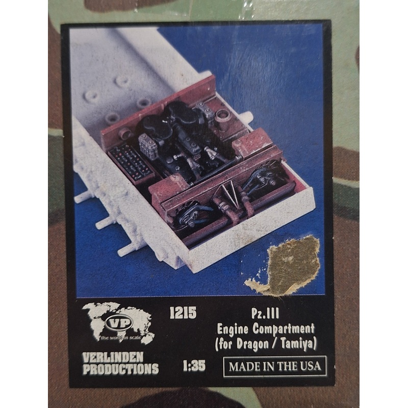 VP 1:35 Pz.III Engine Compartment Resin Set
