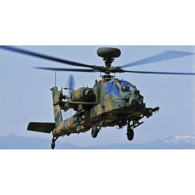 *Aged Decals, Extras* Hasegawa 1:48 AH-64D Apache Longbow ‘J.G.S.D.F.’