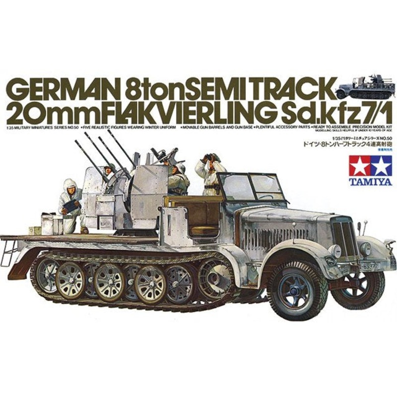 Tamiya 1:35 German Sd.Kfz 7/1 20mm Flakvierling