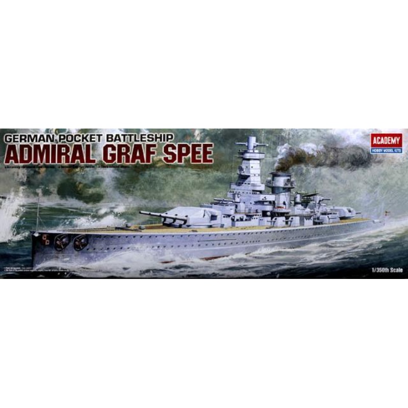 Academy 1:350 Admiral Graf Spee Pocket Battleship