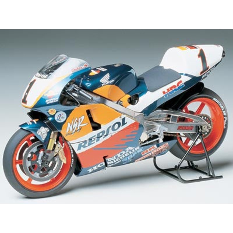 *Vintage, Aged Decals, Extras* Tamiya 1:12 Repsol Honda NSR500 ’98 (LW)