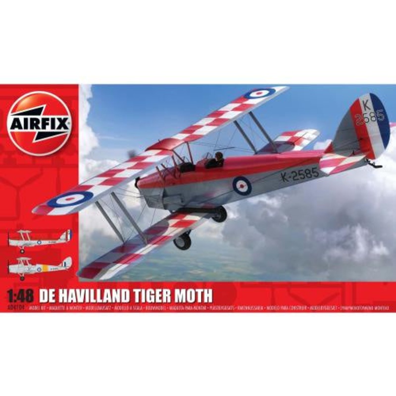 Airfix 1:48 De Havilland Tiger Moth DH82A