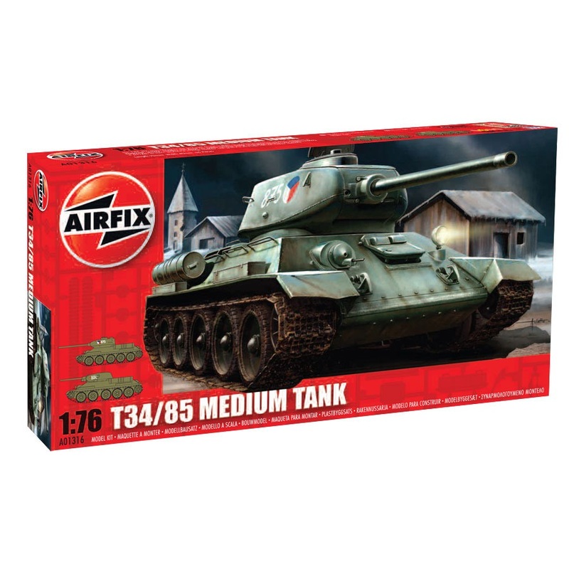 Airfix 1:76 T34/85 Soviet Medium Tank