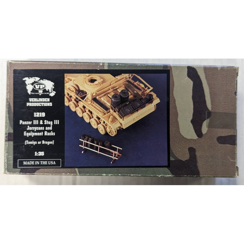 VP 1:35 Panzer/StuG III  Jerrycans & Equip. Racks Resin Set (LW)