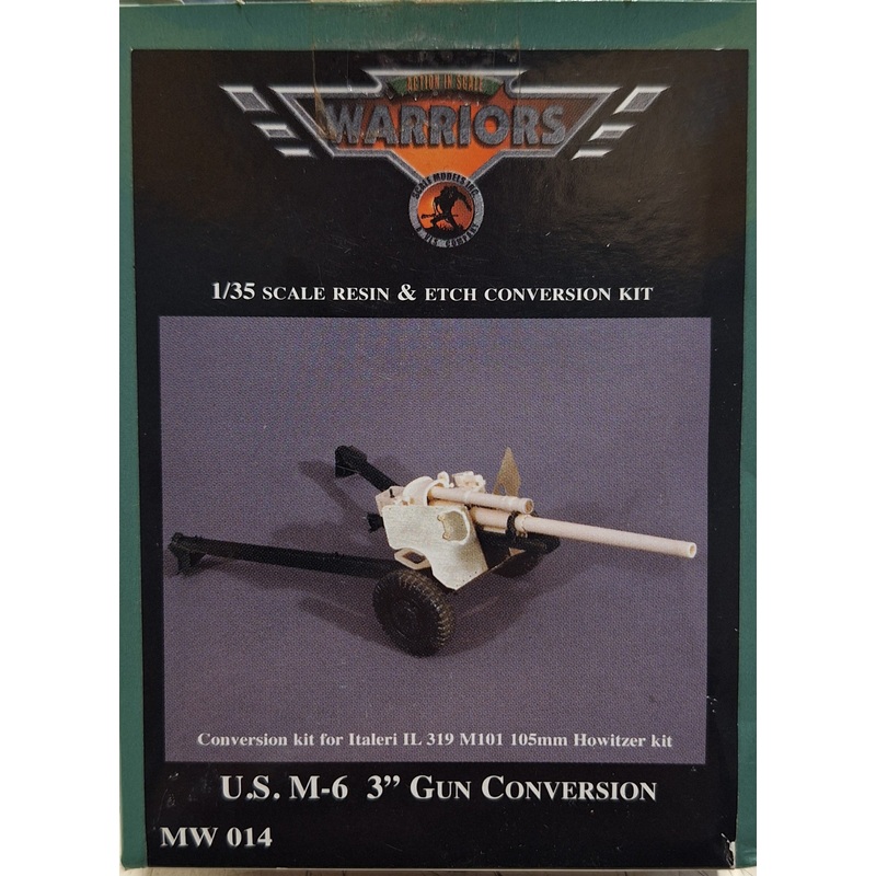 Warriors 1:35 U.S. M-6 3″ Gun Conv. Resin Set
