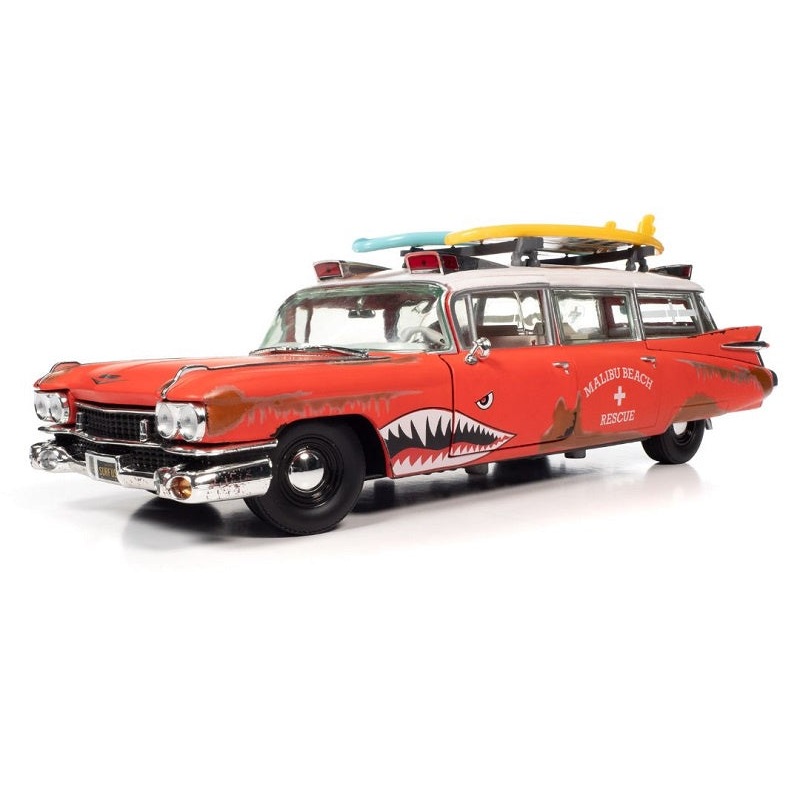 AW 1:18 1959 Cadillac Ambulance Surf Shark