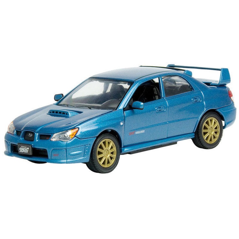 MotorMax 1:24 Subaru Impreza WRX STI Blue