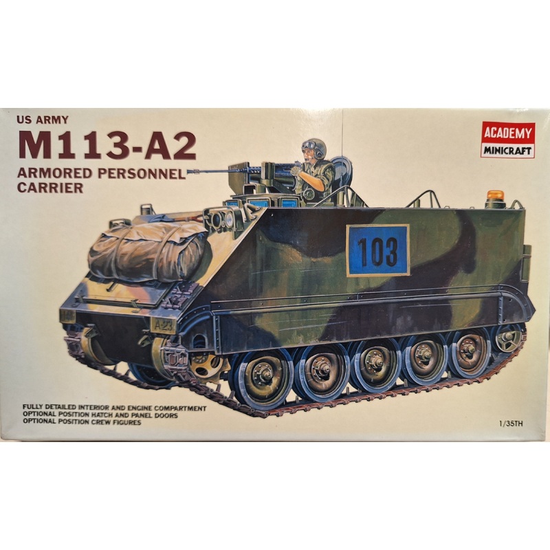 *Vintage* Academy 1:35 U.S. Army M113-A2 APC