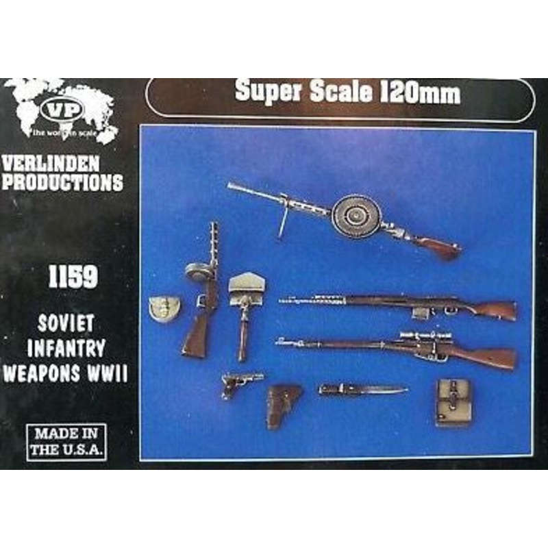 VP 1:16 Soviet Infantry Weapons WWII Resin Set