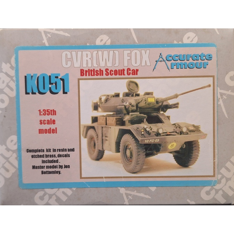 Accurate Armour 1:35 CVR(W) Fox British Scout Car Resin Kit