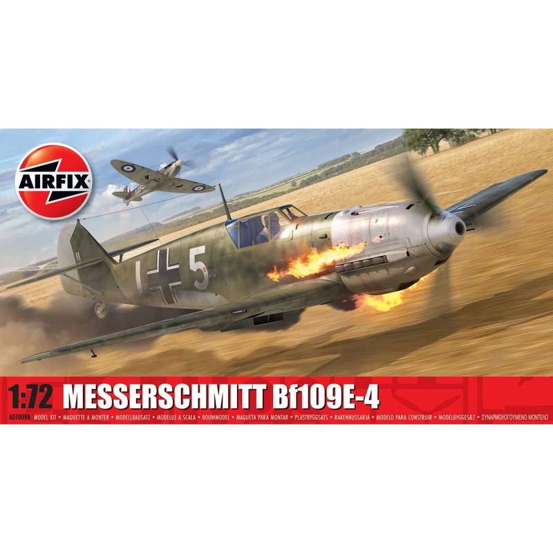 Airfix 1:72 Messerschmitt Bf109E-4 (01008B)