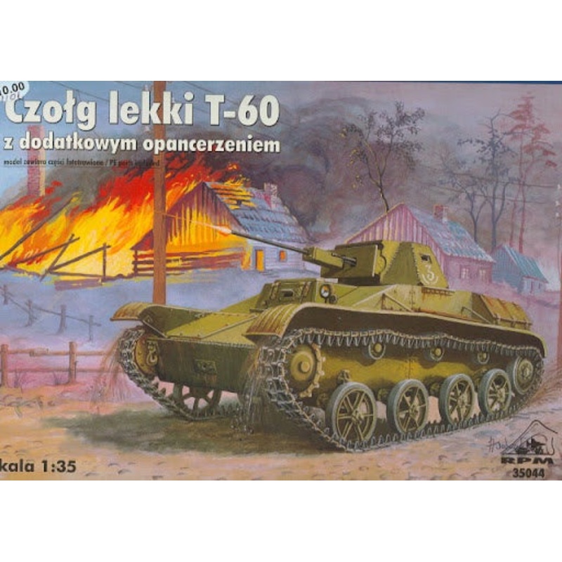 *Vintage* RPM 1:35 T-60 Light Tank w/Extra Armour