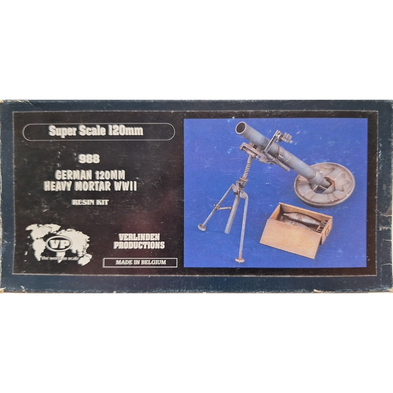 VP 1:16/120mm German 120mm Heavy Mortar WWII Resin Kit (LW)