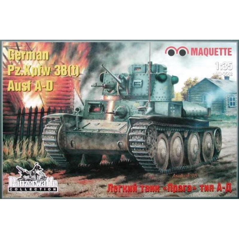 *Vintage* Maquette 1:35 German Pz.Kpfw 38(t) Ausf A-D