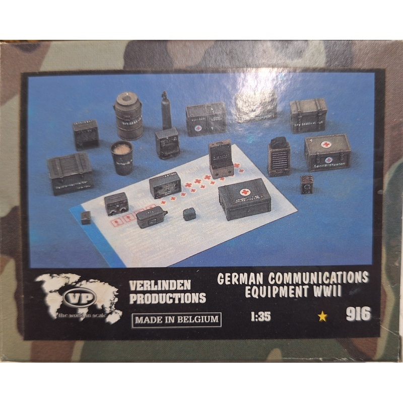 VP 1:35 German Comms. Equip. WWII Resin Set