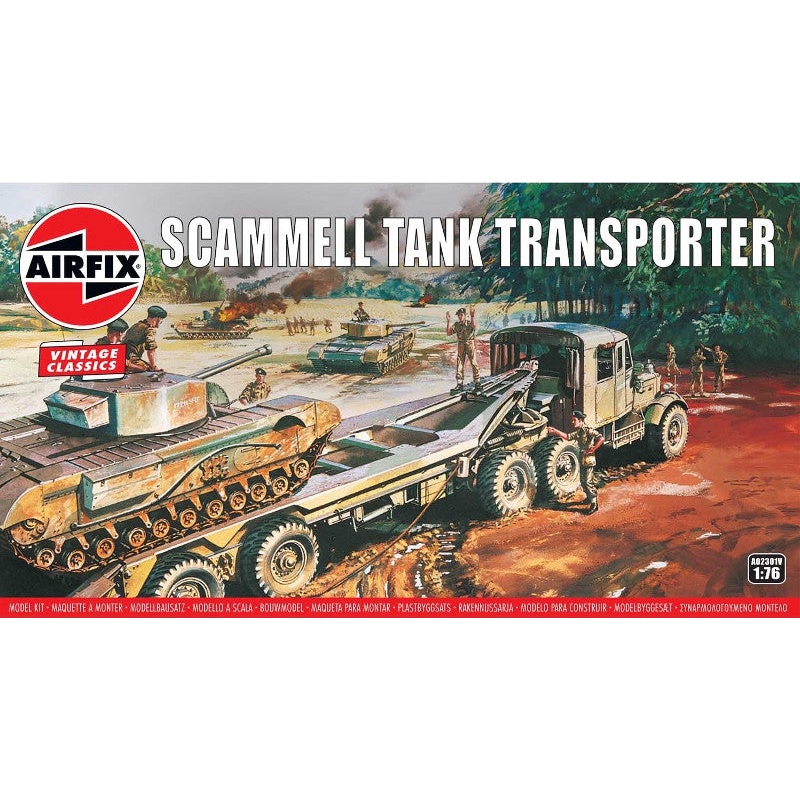 Airfix 1:76 Scammell Tank Transporter Vintage Classic