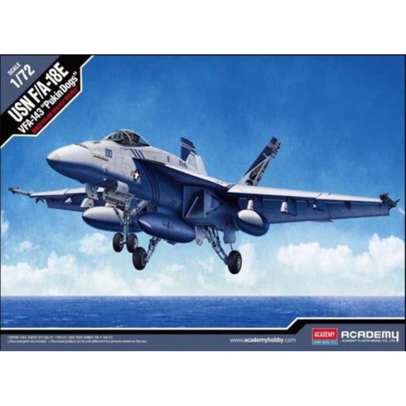 Academy 1:72 USN F/A-18E VFA-143 Pukin Dogs