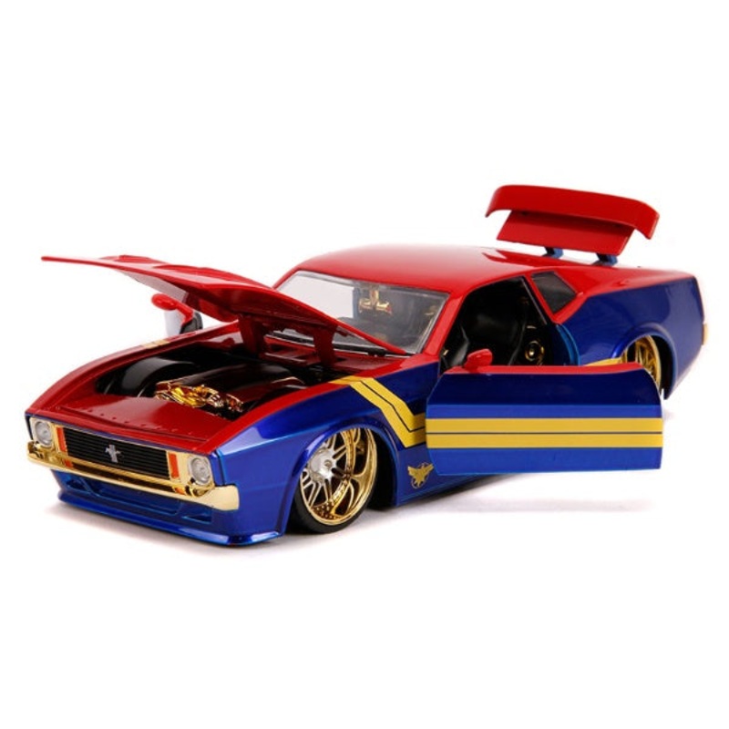 Jada 1:24 Captain Marvel & 1973 Ford Mustang