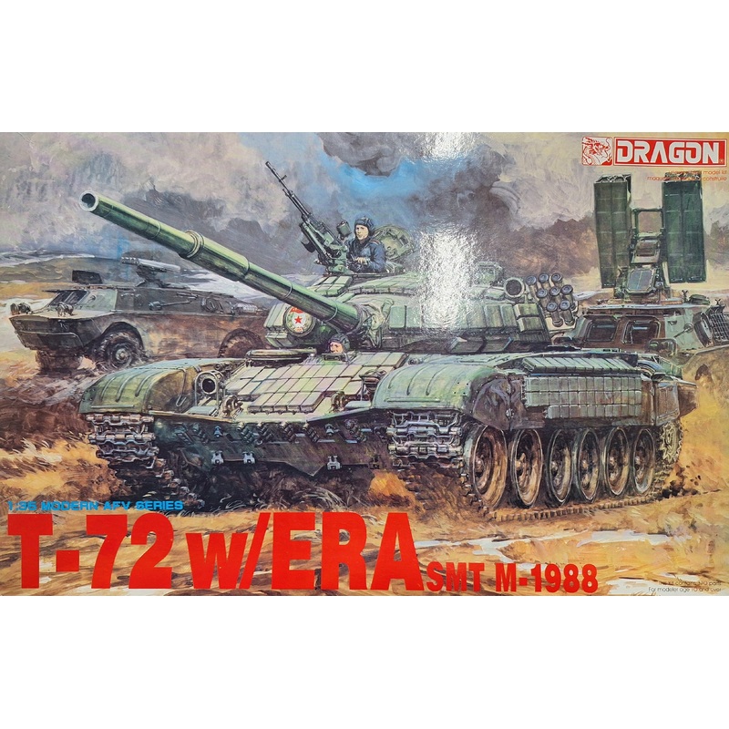 *Vintage, Aged Decals* Dragon 1:35 T-72 w/ERA SMT M-1988
