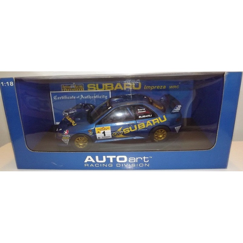 Aa 1:18 Subaru Impreza WRC Saxon Safari P. Bourne
