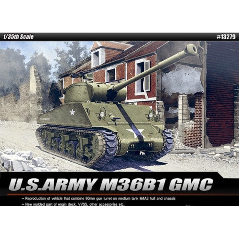 *Unsealed* Academy 1:35 M36B1 GMC US Army (LW)
