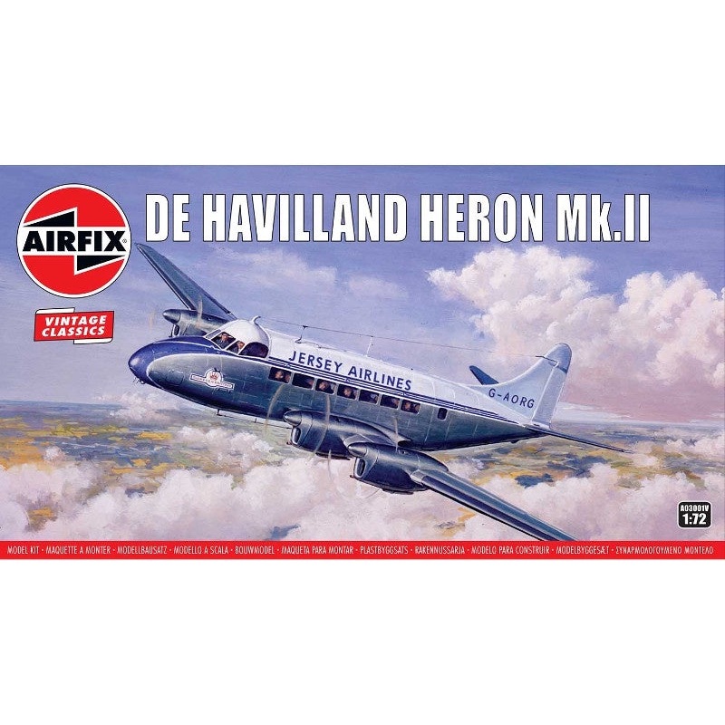 Airfix 1:72 De Havilland Heron MK.II Jersey Airlines