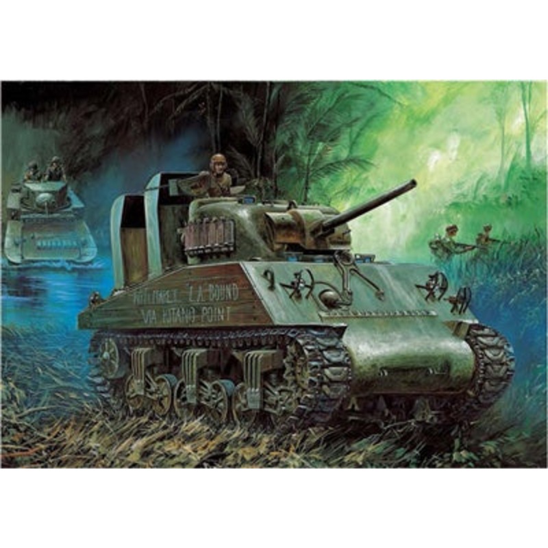 Academy 1:35 M4A2 (75) “Pacific Theater” USMC