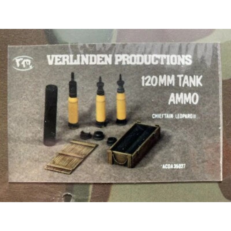 VP 1:35 Chieftain/Leopard II 120mm Tank Ammo Resin Set