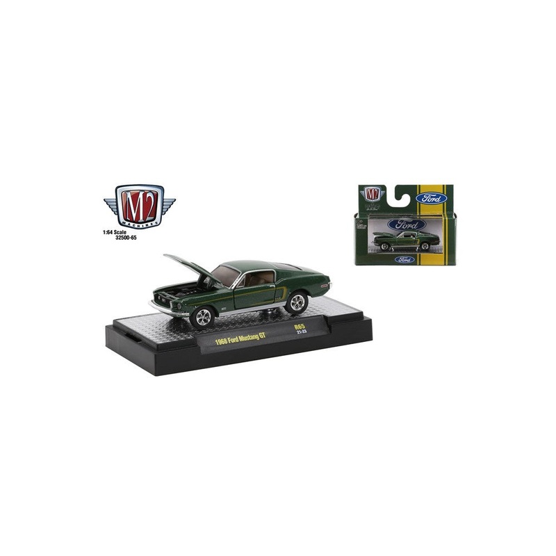 M2 1:64  1968 Ford Mustang GT Met Green