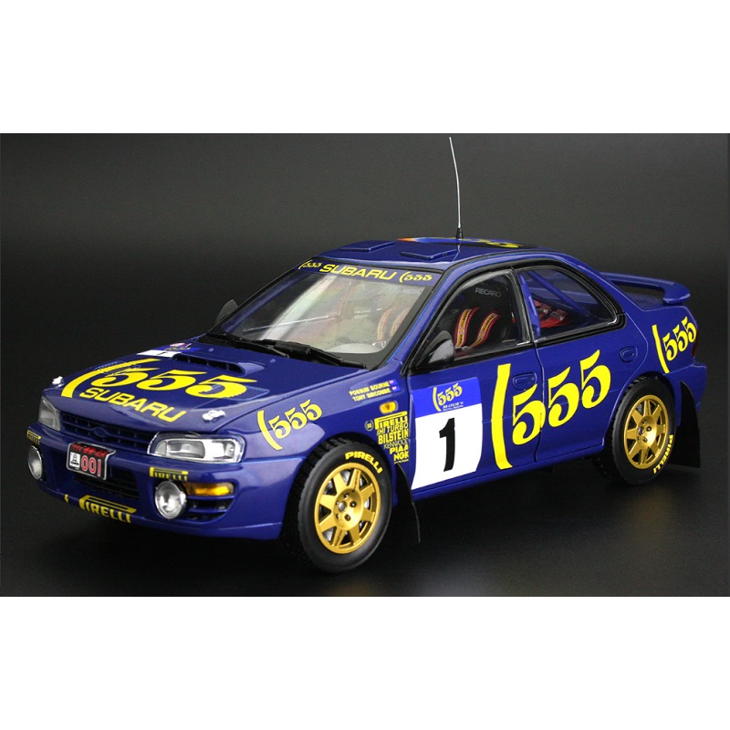 SS 1:18 Subaru Impreza WRC 555 1994 Hong Kong Rally P. Bourne
