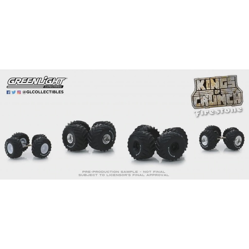 GL 1:64 Kings Of Crunch Wheel & Tyre Pack