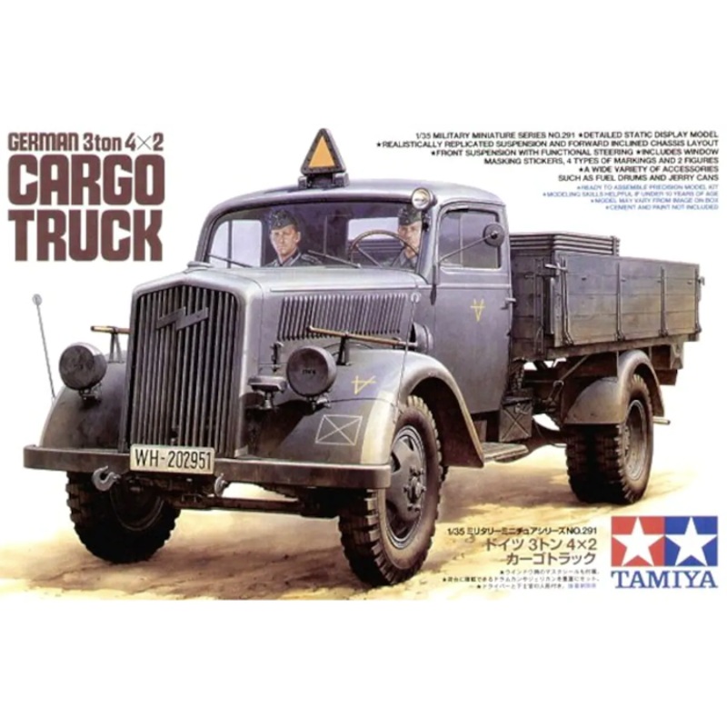 Tamiya 1:35 German 3ton 4×2 Cargo Truck