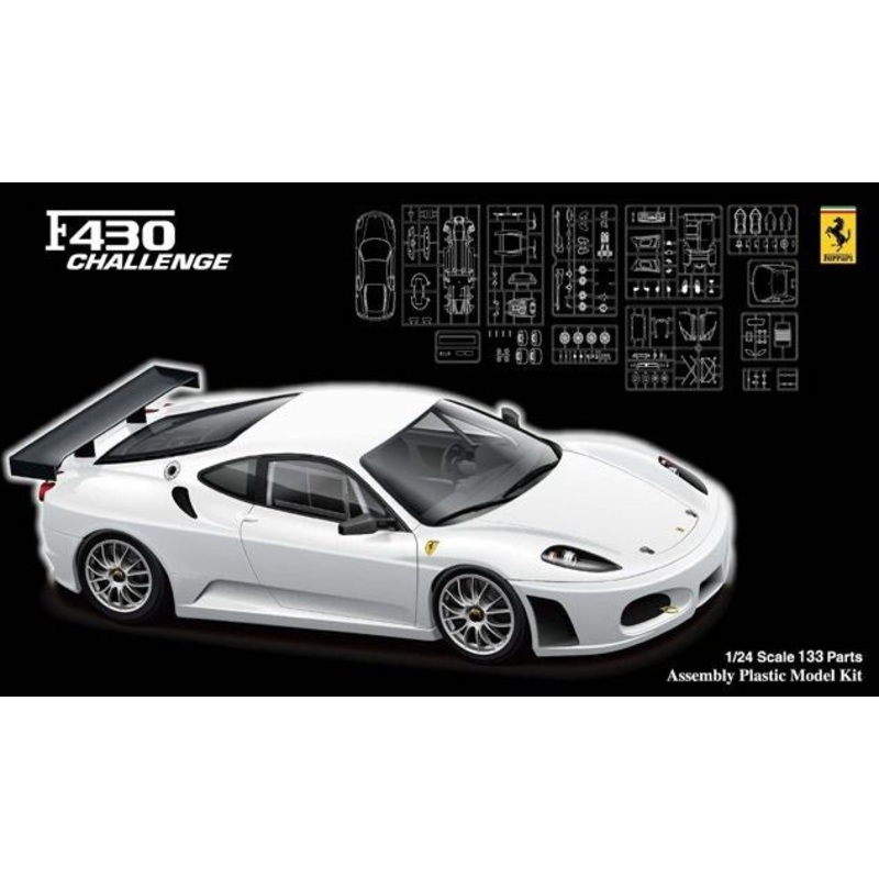 *Extras* Fujimi 1:24 Ferrari F430 Challenge w/Masking (LW)