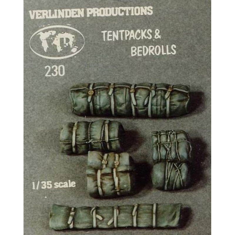 VP 1:35 Tentpacks & Bedrolls Resin Set