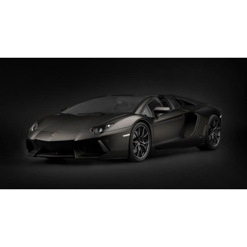 Pocher 1:8 Pocher Lamborghini Aventador Roadster Nero Nemesis Kit