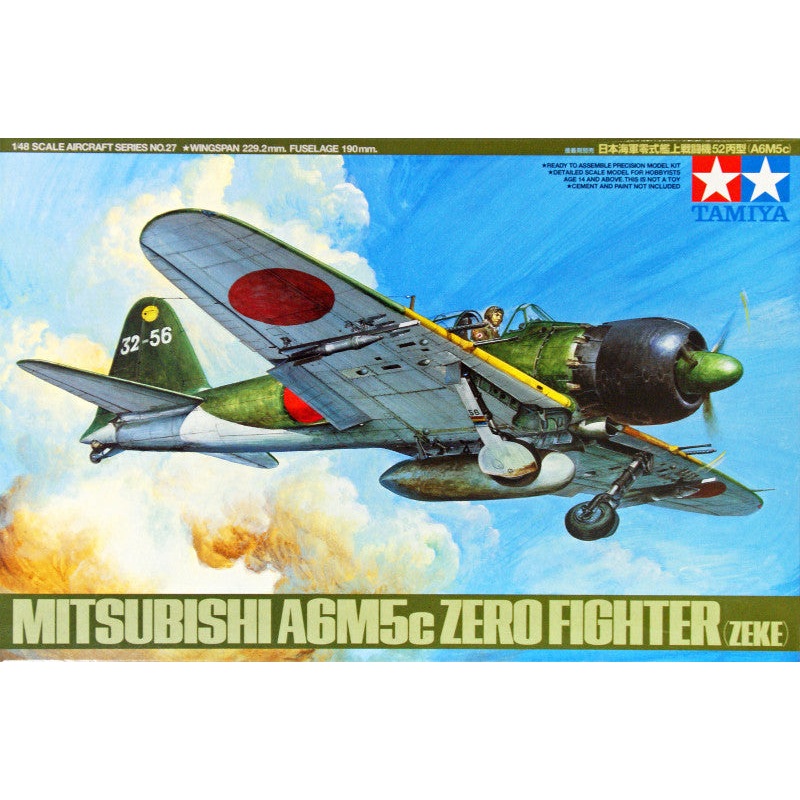 Tamiya 1:48 Mitsubishi A6M5c Zero (Zeke)